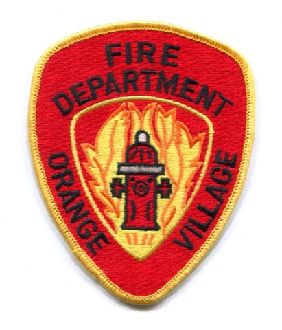 Orange Village Fire Department Patch Ohio OH