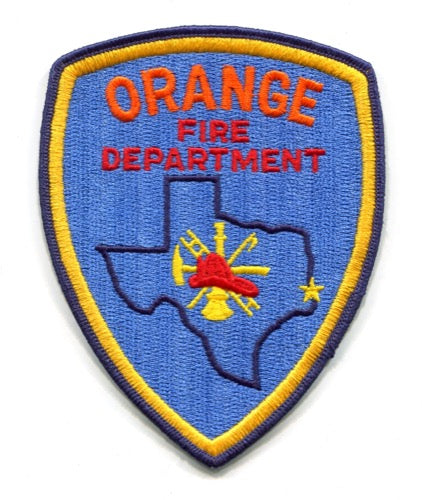 Orange Fire Department Patch Texas TX