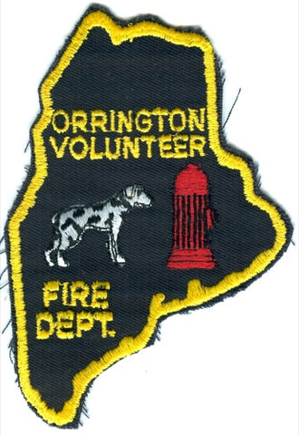 Orrington Volunteer Fire Department Patch Maine ME