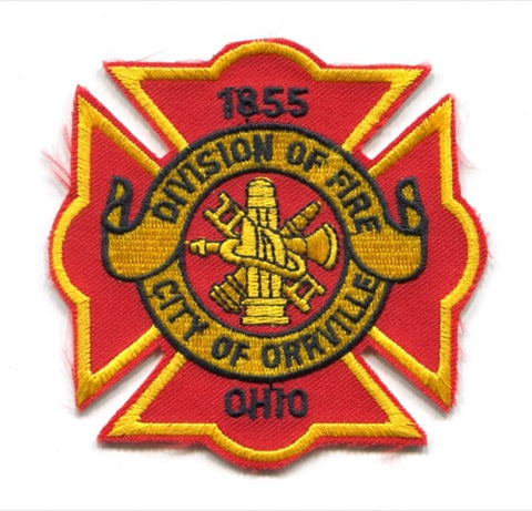 Orrville Division of Fire Department Patch Ohio OH