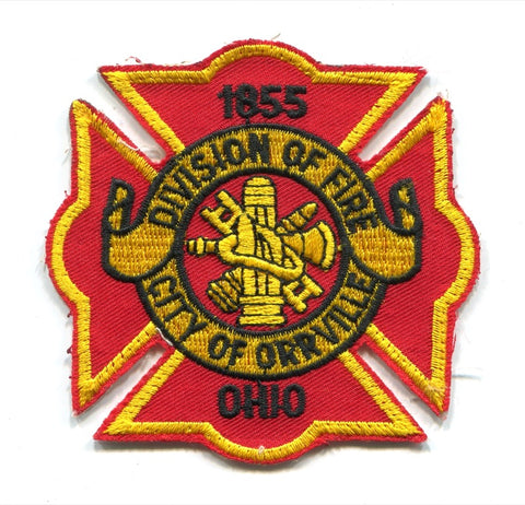 Orrville Division of Fire Department Patch Ohio OH