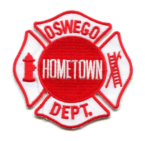 Oswego Hometown Fire Department Patch Illinois IL
