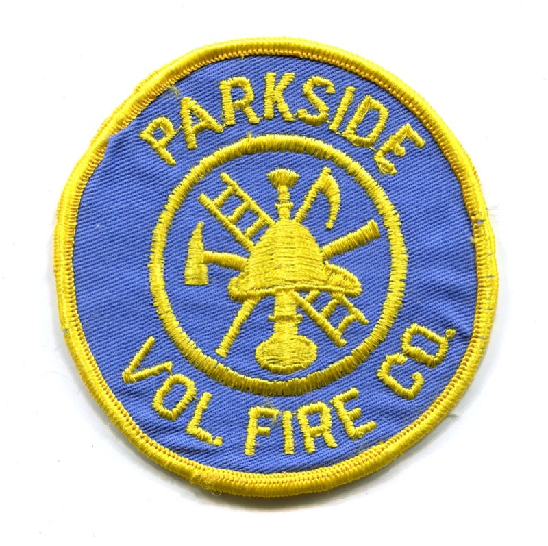 Parkside Volunteer Fire Company Patch Pennsylvania PA Department OLD