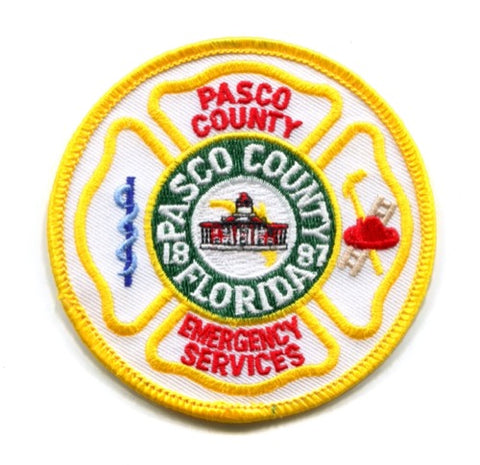 Pasco County Fire Rescue Department Emergency Services Patch Florida FL