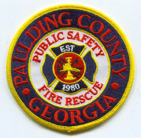 Paulding County Fire Rescue Department Patch Georgia GA
