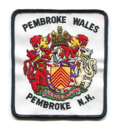Pembroke Wales Fire Department Patch New Hampshire NH