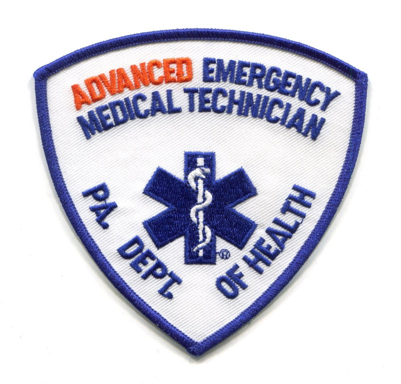 Pennsylvania State Advanced Emergency Medical Technician AEMT EMS Patch Pennsylvania PA