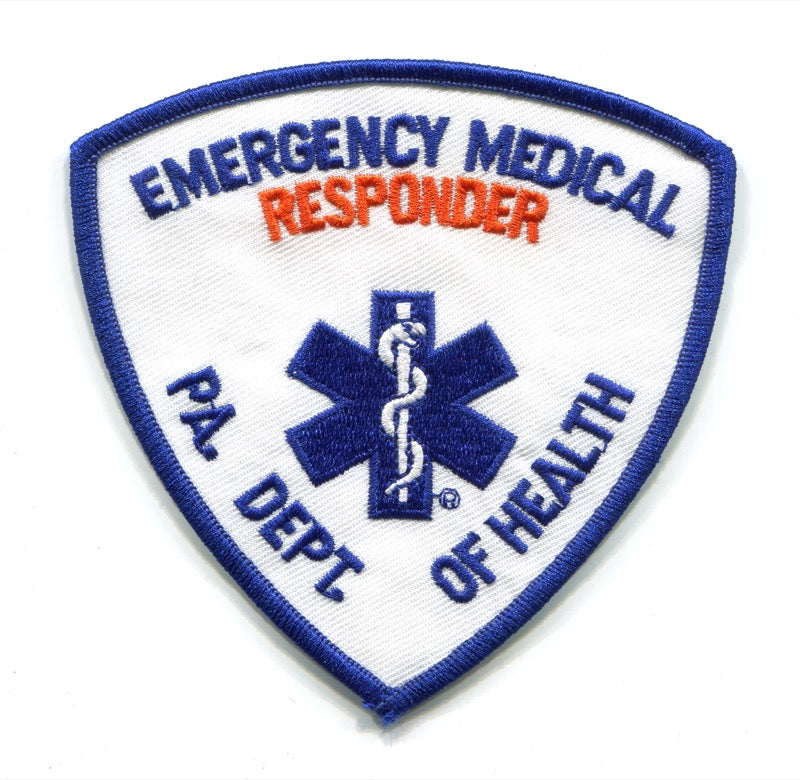 Pennsylvania State Emergency Medical Responder EMR EMS Patch Pennsylvania PA