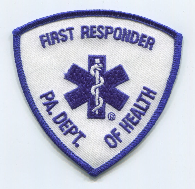 Pennsylvania State First Responder EMS Patch Pennsylvania PA