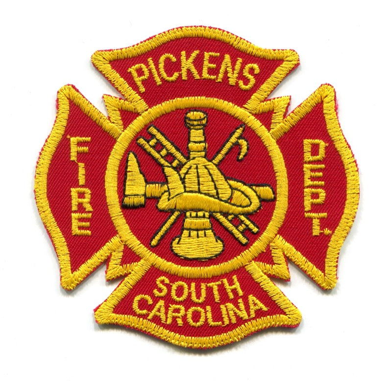 Pickens Fire Department Patch South Carolina SC