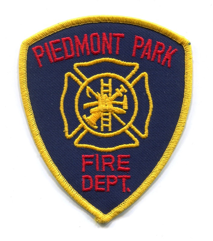 Piedmont Park Fire Department Patch South Carolina SC