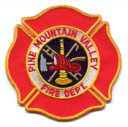Pine Mountain Valley Fire Department Patch Georgia GA