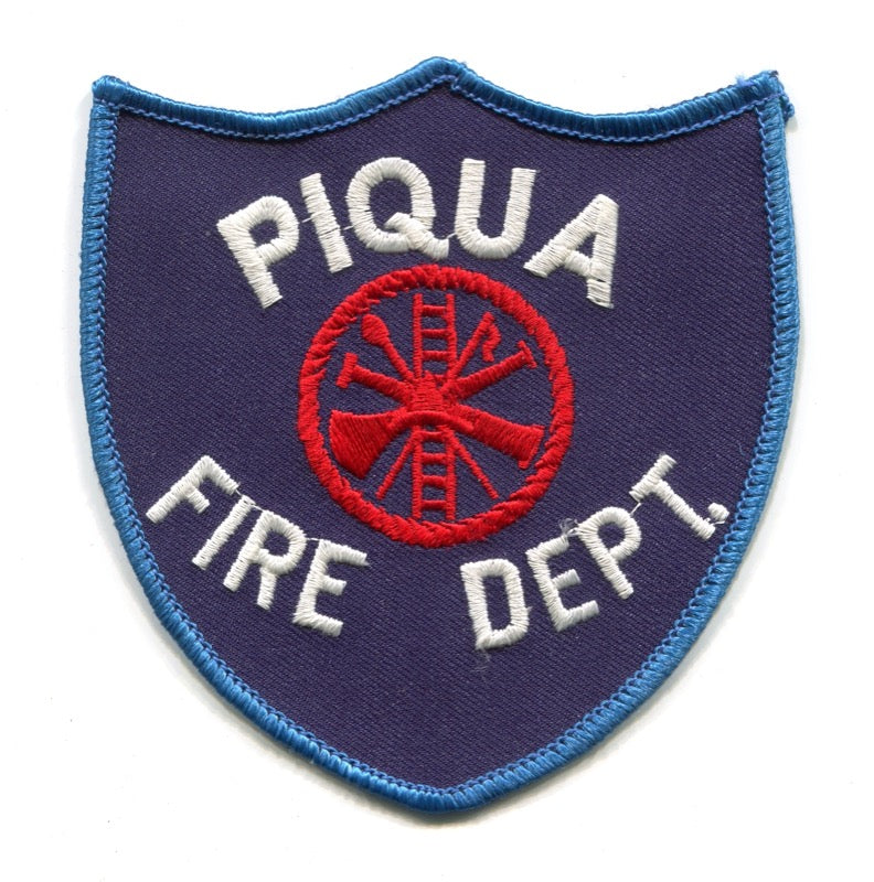 Piqua Fire Department Patch Ohio OH