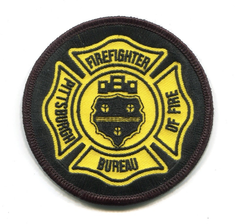 Pittsburgh Bureau of Fire Department Firefighter Patch Pennsylvania PA