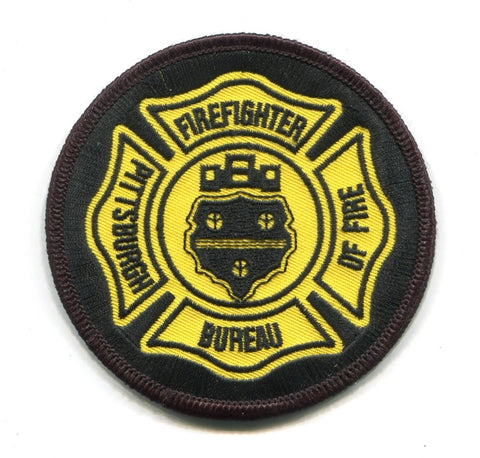 Pittsburgh Bureau of Fire Department Firefighter Patch Pennsylvania PA