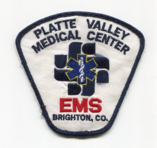 Platte Valley Emergency Medical Services EMS Brighton Patch Colorado CO