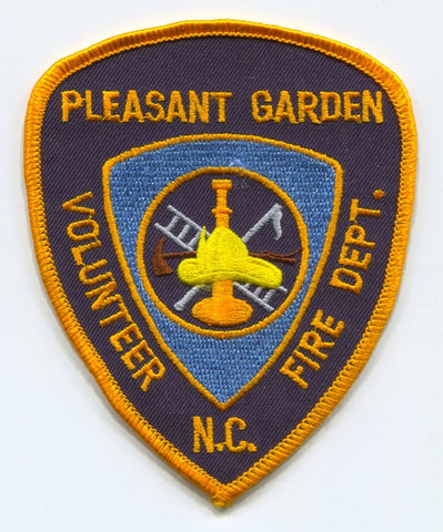Pleasant Garden Volunteer Fire Department Patch North Carolina NC