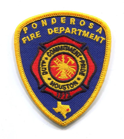 Ponderosa Fire Department Houston Patch Texas TX