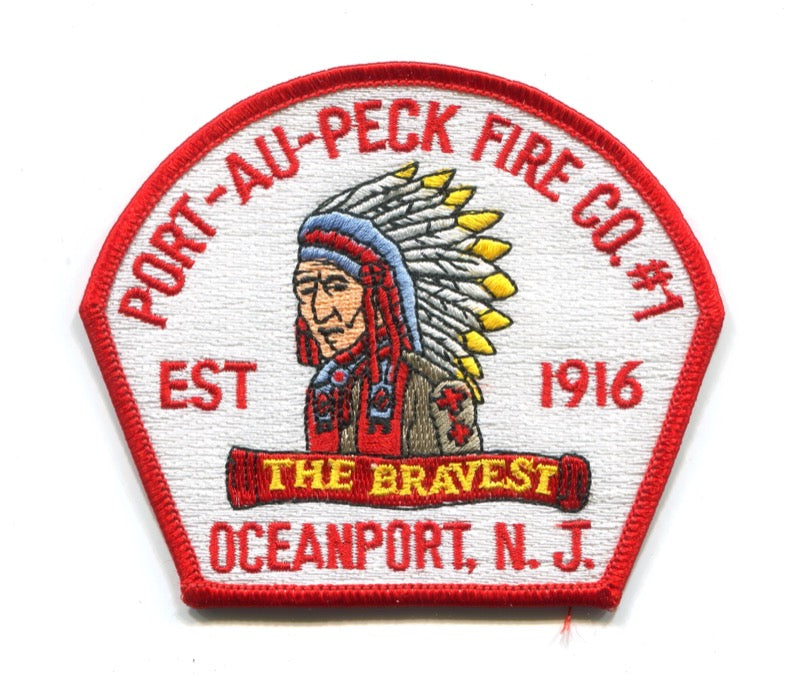 Port-Au-Peck Fire Company Number 1 Oceanport Patch New Jersey NJ