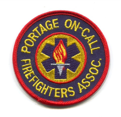 Portage On-Call Firefighters Association Fire Department Patch Michigan MI