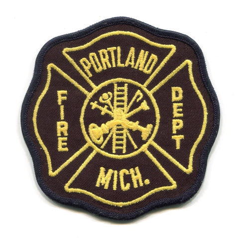 Portland Fire Department Patch Michigan MI