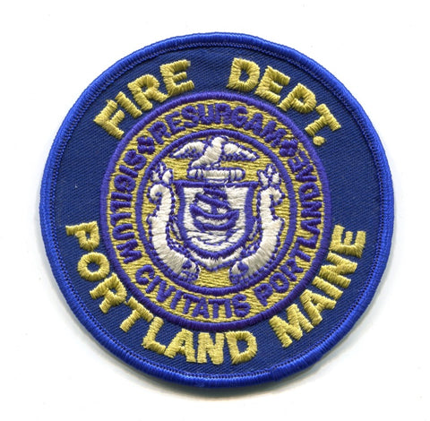 Portland Fire Department Patch Maine ME