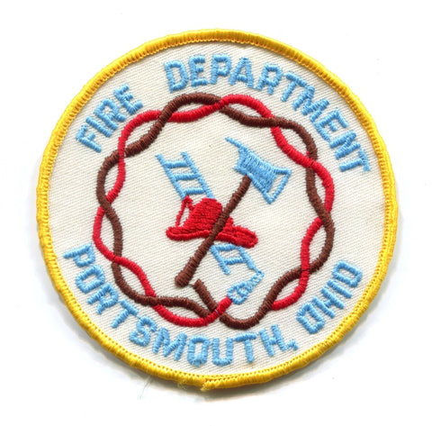 Portsmouth Fire Department Patch Ohio OH