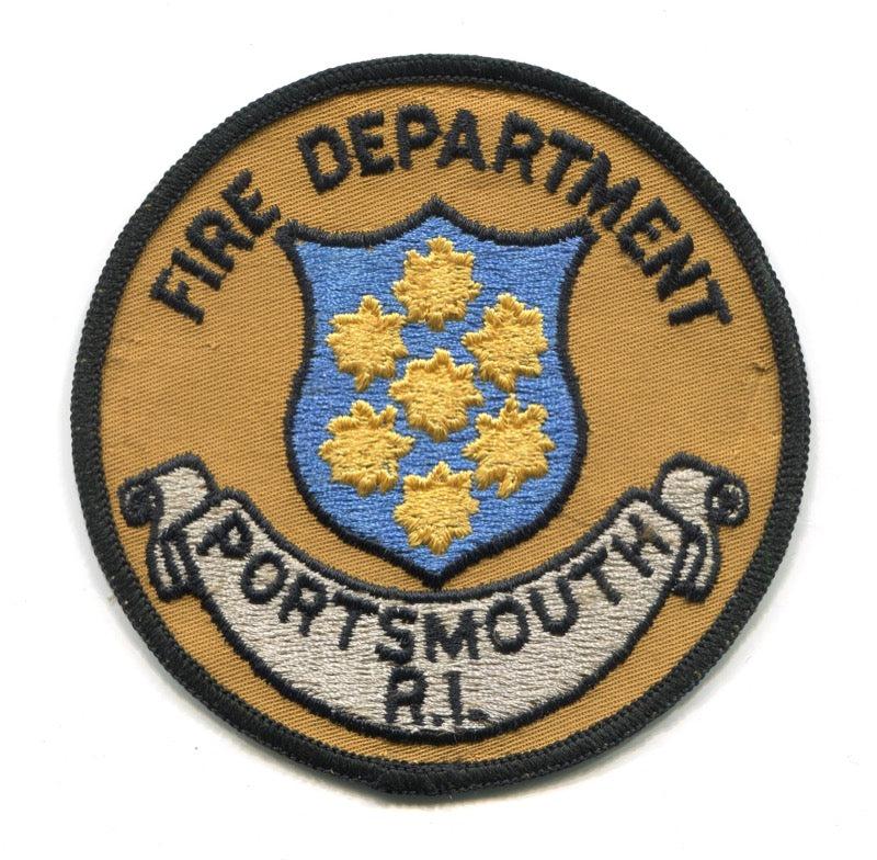 Portsmouth Fire Department Patch Rhode Island RI