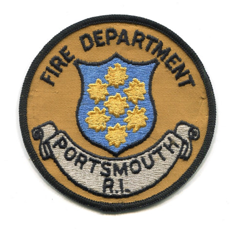 Portsmouth Fire Department Patch Rhode Island RI