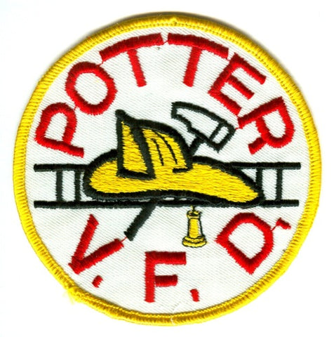 Potter Volunteer Fire Department Patch Wisconsin WI