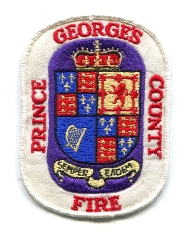 Prince Georges County Fire Department Patch Maryland MD