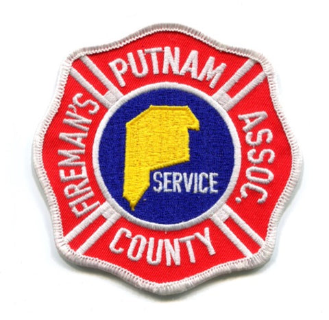 Putnam County Firemans Association Fire Department Patch West Virginia WV