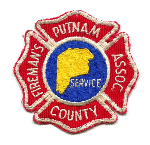 Putnam County Firemans Association Fire Department Patch West Virginia WV