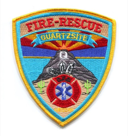 Quartzsite Fire Rescue Department Patch Arizona AZ