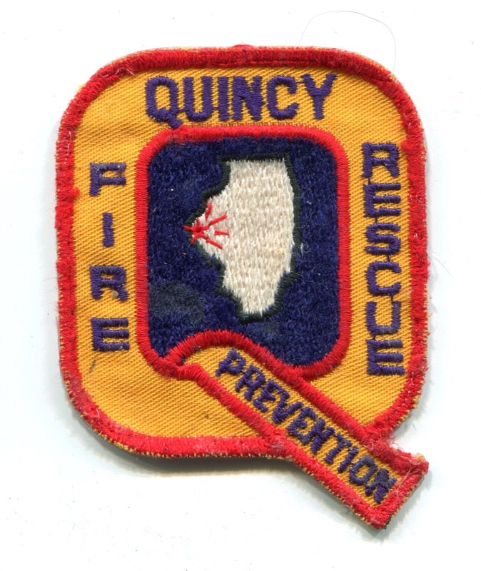 Quincy Fire Rescue Department Prevention Patch Illinois IL