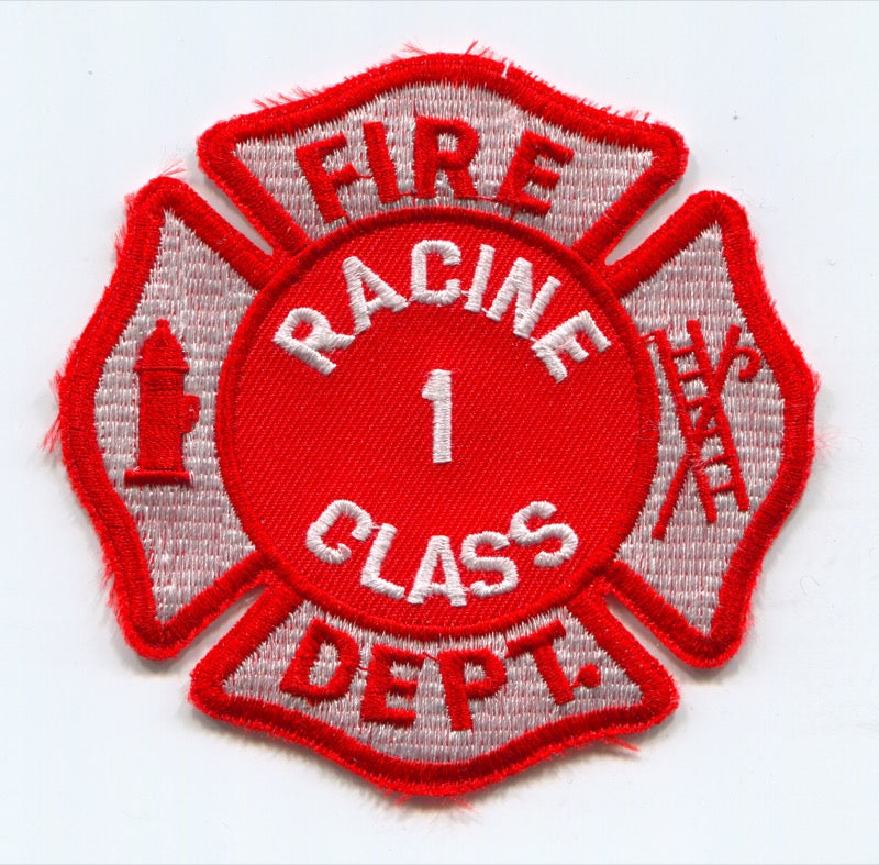 Racine Fire Department Class 1 Patch Wisconsin WI