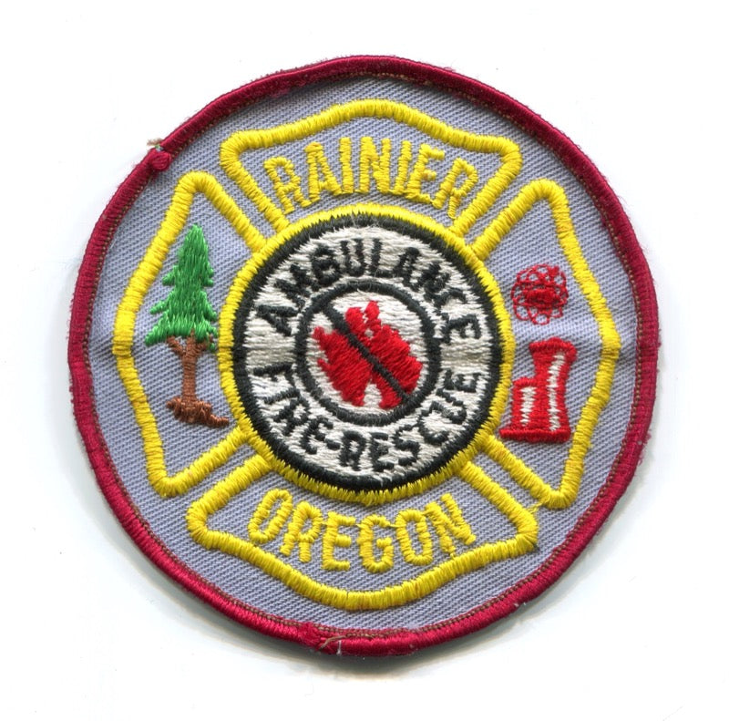 Rainier Fire Rescue Department Patch Oregon OR