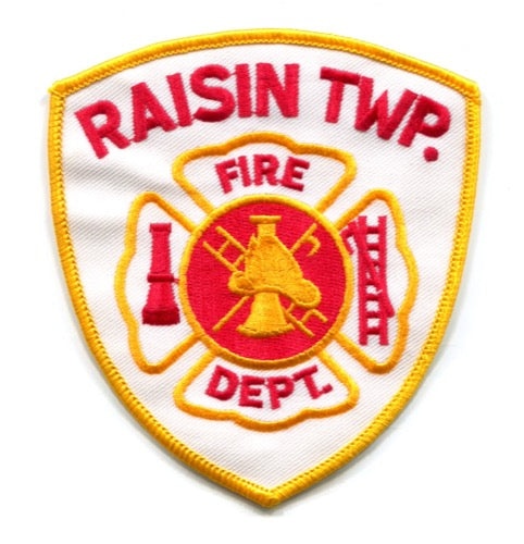 Raisin Township Fire Department Patch Michigan MI