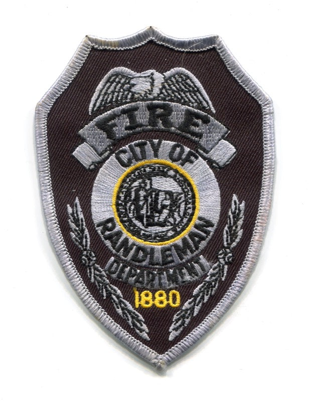 Randleman Fire Department Patch North Carolina NC