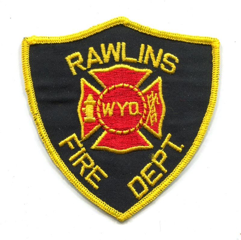 Rawlins Fire Department Patch Wyoming WY