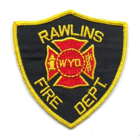 Rawlins Fire Department Patch Wyoming WY
