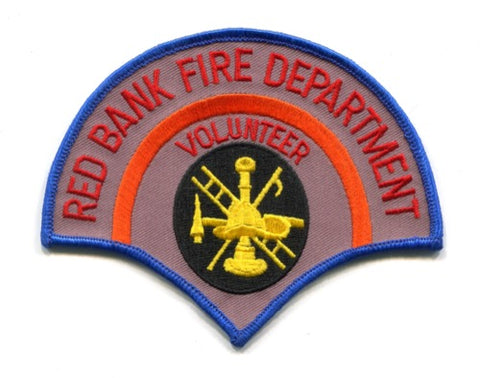 Red Bank Volunteer Fire Department Patch New Jersey NJ