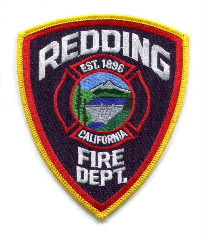 Redding Fire Department Patch California CA