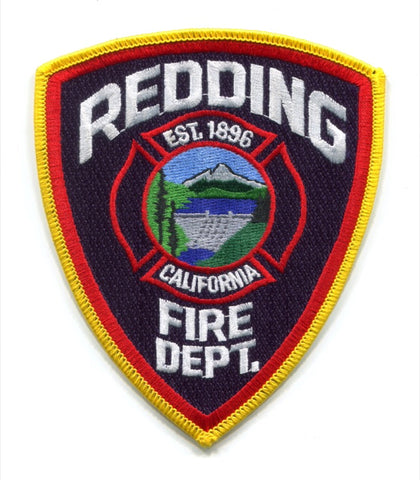 Redding Fire Department Patch California CA