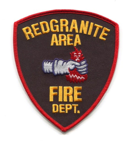 Red Granite Area Fire Department Patch Wisconsin WI