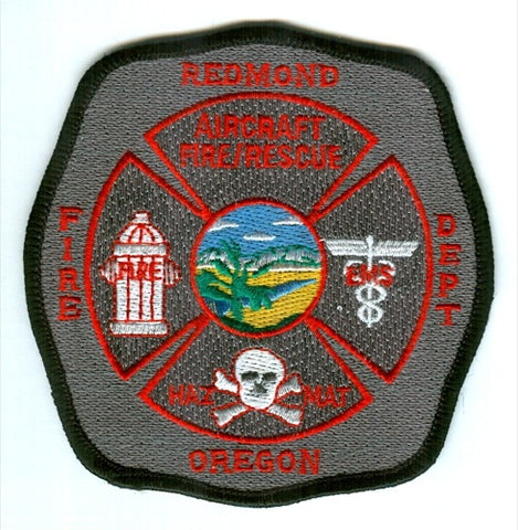 Redmond Fire Department Aircraft Rescue ARFF CFR Patch Oregon OR