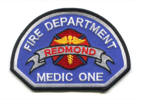 Redmond Fire Department Medic One EMS Patch Washington WA