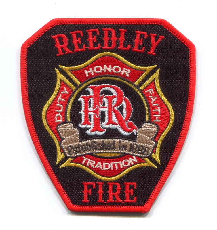 Reedley Fire Department Patch California CA