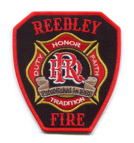 Reedley Fire Department Patch California CA