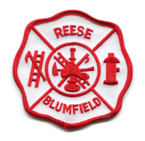 Reese Blumfield Fire Department Patch Michigan MI
